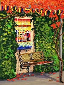Hahndorf in Autumn' - Acrylic on Board (60 x 45 cm) (framed)